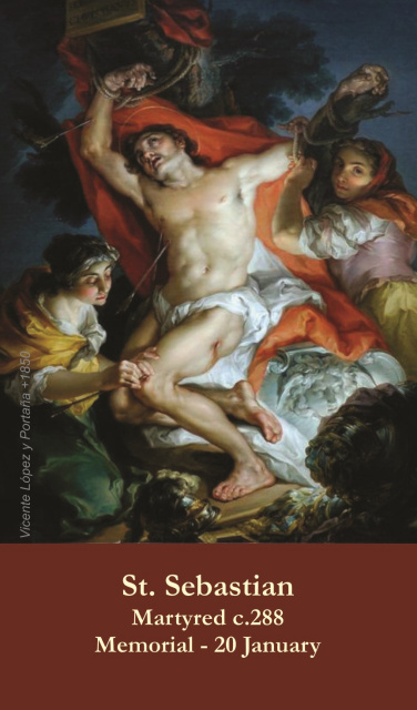 St. Sebastian Prayer Card